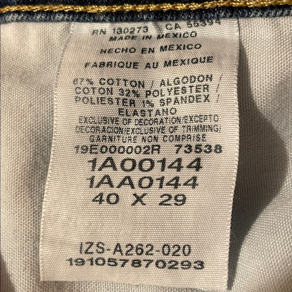 Lee Riders‎ Regular Fit Straight Denim Jeans 40x28 - Picture 8 of 8